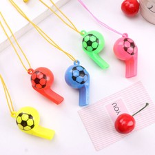 5Pcs Whistle Plastic With Rope