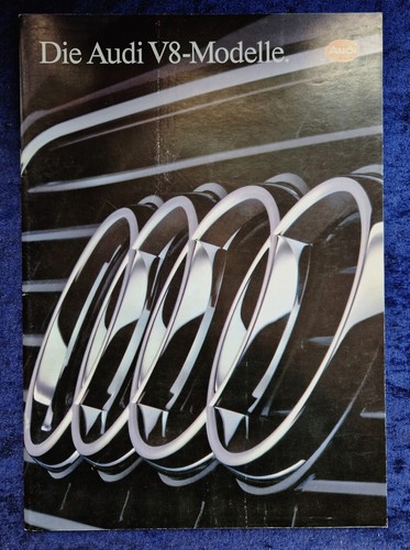 Audi models brochure - v8, models,