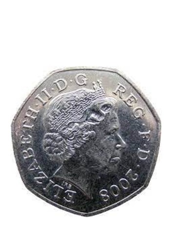 2008 50p fifty pence - 2008,