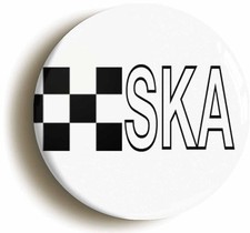 SKA BADGE BUTTON PIN (Size is