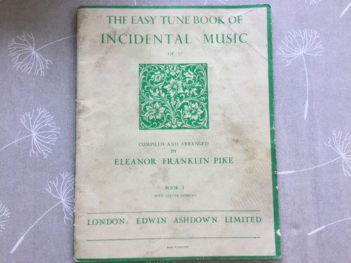 Vintage sheet music - sheet, easy