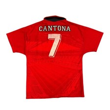1994-96 Manchester United Home Shirt - Cantona #7 - Very Good - Medium