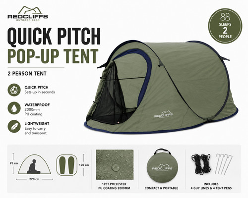 Redcliffs quick pitch pop - pitch,