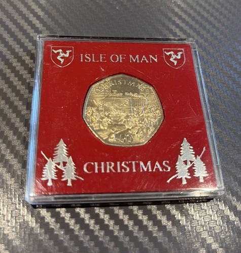 Isle man 50p rare - 50p, christmas