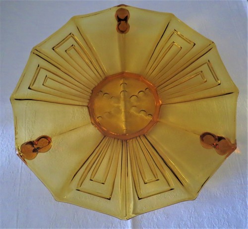 Large vintage art deco amber - large,