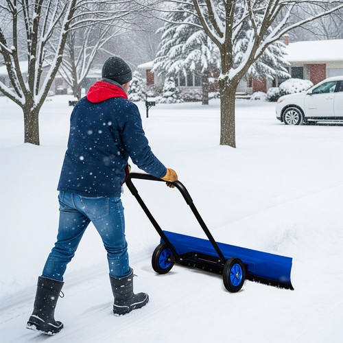 39in wide snow pusher shovel - 39in,