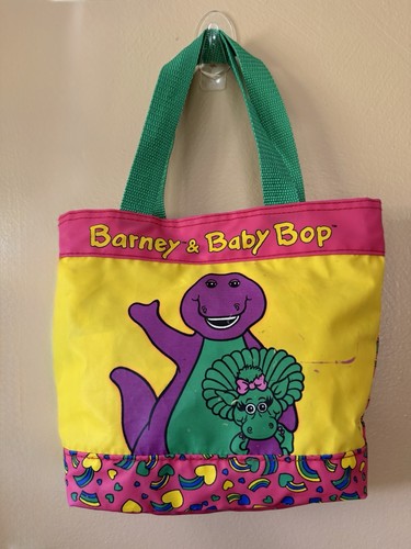 1992 barney baby bop tote - 1992,