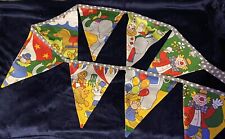 CIRCUS Fabric Bunting Fun Handmade Decoration Party Decor Nursery Playroom