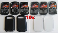 10 x Genuine BlackBerry Soft Shell Cover Skin for Bold 9900 5 x Clear 5 x Black