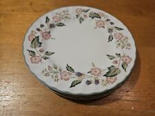 4 BHS Victorian Rose Salad Plates 20cm