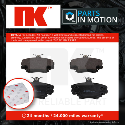 Brake pads set fits - brake,
