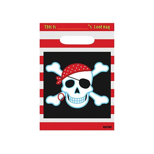 Striped pirate party loot - pirate,