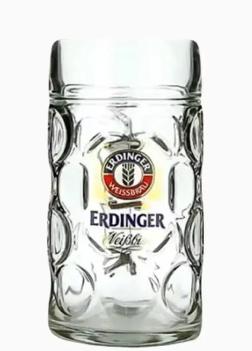 Erdinger pint litre glass - 2,
