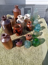Stone jars and - jars, bottles