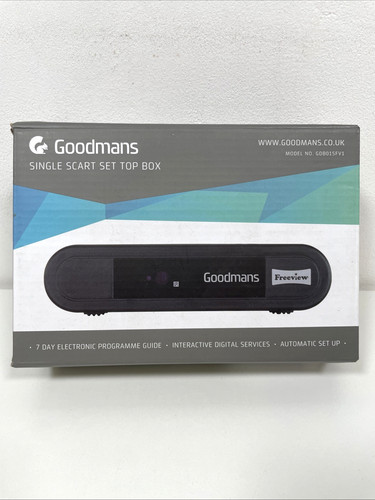 Goodmans single scart set top - single,
