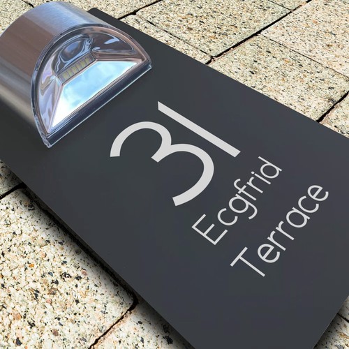 House number plaques - house,