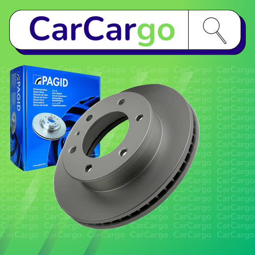Pagid vented front brake discs - brake,