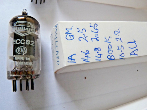 Ecc82 12au7 mullard - 12au7, used