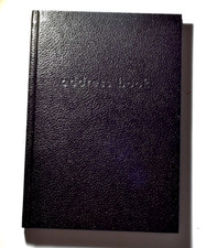 Paperchase Solid Black Address