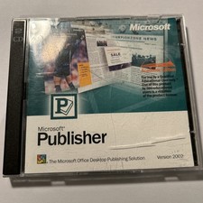 Microsoft Publisher and office    Version 2002
