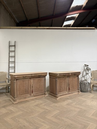 Pair antique french buffet - of,