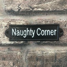 Cast Iron 'Naughty Corner'