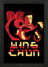 Wing Chun Martial Arts Framed