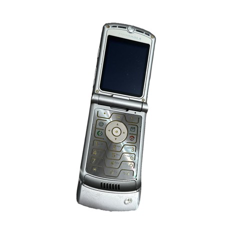 Motorola razr silver flip - razr,