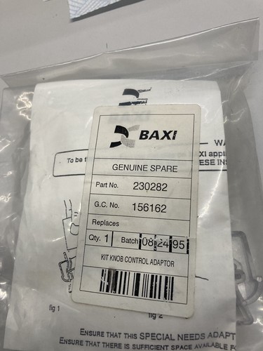 Baxi genuine spare kit knob - baxi,