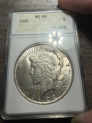 1922 peace dollar - 64, old