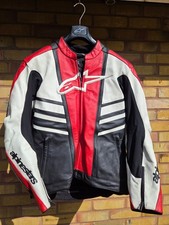 alpinestars leather jacket 56
