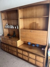 G Plan Solid Teak Nathan squares mid Century Wall Units