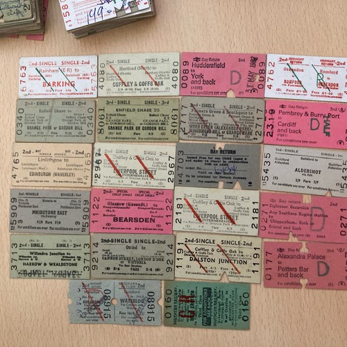 Railway tickets 22 x - tickets.,