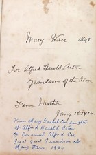 .1844 IMPORTANT / EARLY BRISBANE PRAYER BOOK USED BY REV. WARR ST JOHNS CHAPEL.