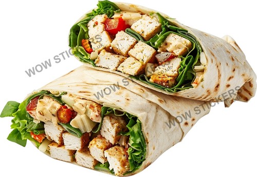 Chicken wrap sticker trailer - a,