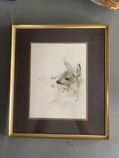 Mads Stage Deer Drawing Framed