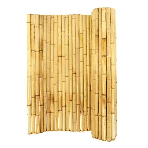 Natural bamboo fence - natural,