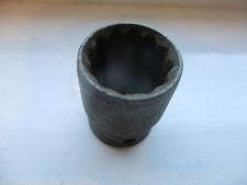 TIPCO H4526 Socket 7/16 Whit 1/2 BSF - 1955 Military - 1/2" Drive - British Made