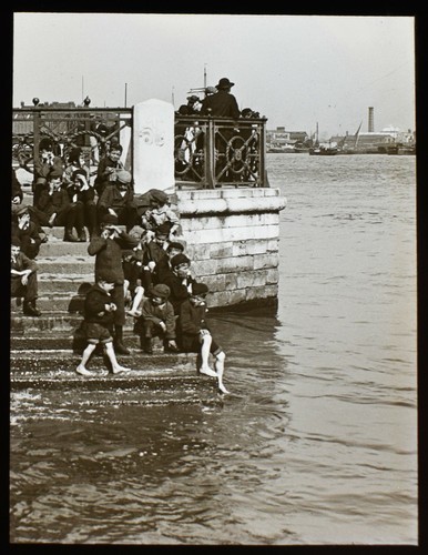 Magic lantern slide - magic, on
