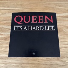 QUEEN - It’s A Hard Life 7” vinyl single 1984 USA ‘censor’ sleeve
