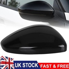 Wing Mirror Cover Cap Gloss Black Right Driver For Peugeot 208 2008 2019-2025