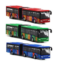 Diecast City Bus Toy 1/64 Pull
