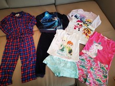 Girls Zara/M&S/H&M/George/blue Zoo Pyjamas Age4-6