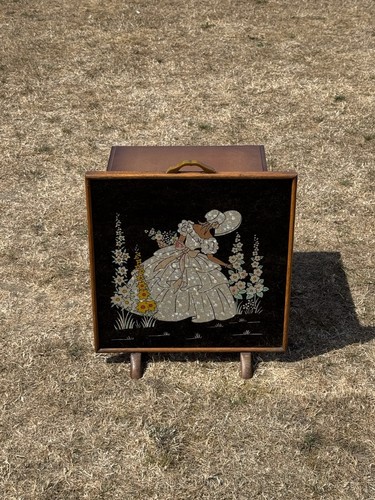 Vintage art deco - fire, screen