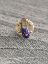 Masonic Freemason Enamel Slipper Lapel Pin Badge