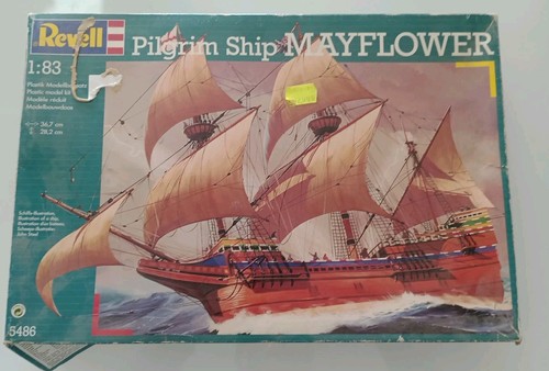 5486 revell model pilgrim ship - model,