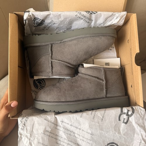 Women ultra mini grey ugg - ultra,