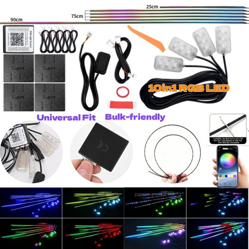 10in1 rgb led car interior - led,