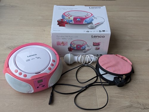 Lenco pink player - lenco,