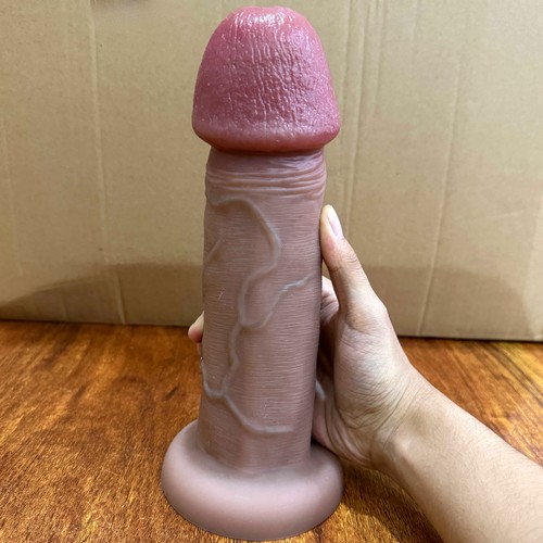 Huge silicone big head dildo - silicone,